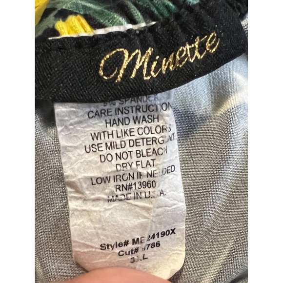 Floral Black and Yellow Jumpsuit - Picture 4 of 14